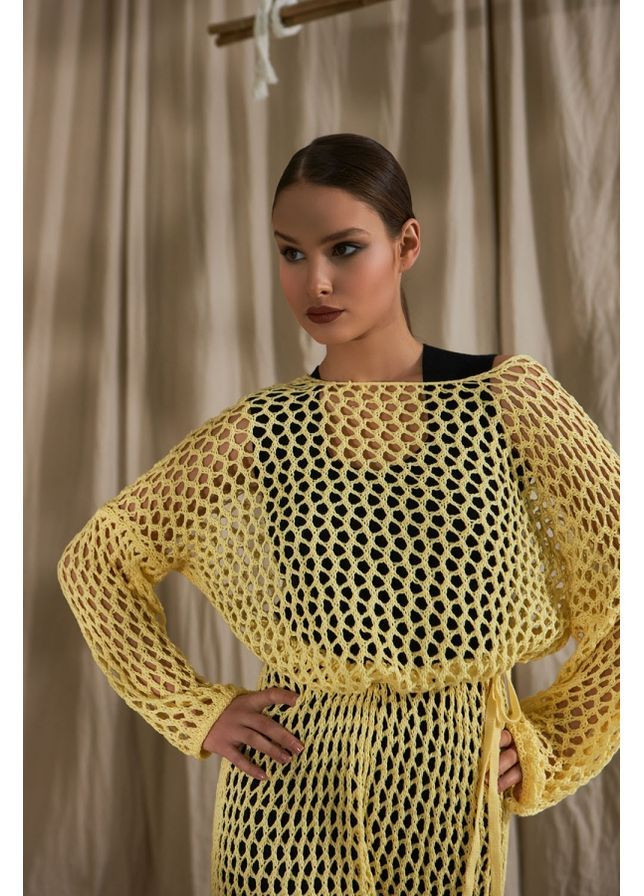 Туніка-сітка 2097 Лимон Triko Bakh (368651110)