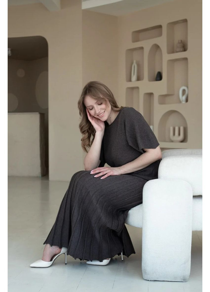 Темно-серая юбка цвет темно-серый Nita