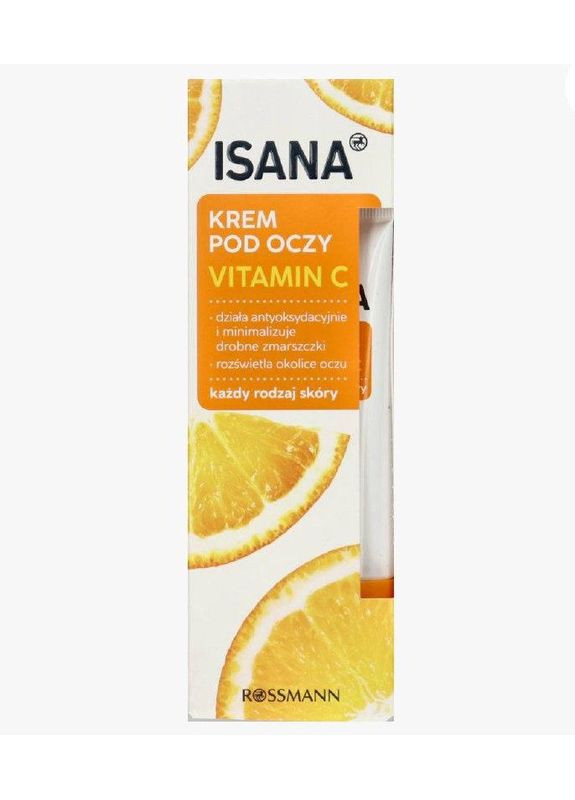 Осветляющий крем под глаза с витамином C vitamin C augencreme 15 мл Isana (366569389)
