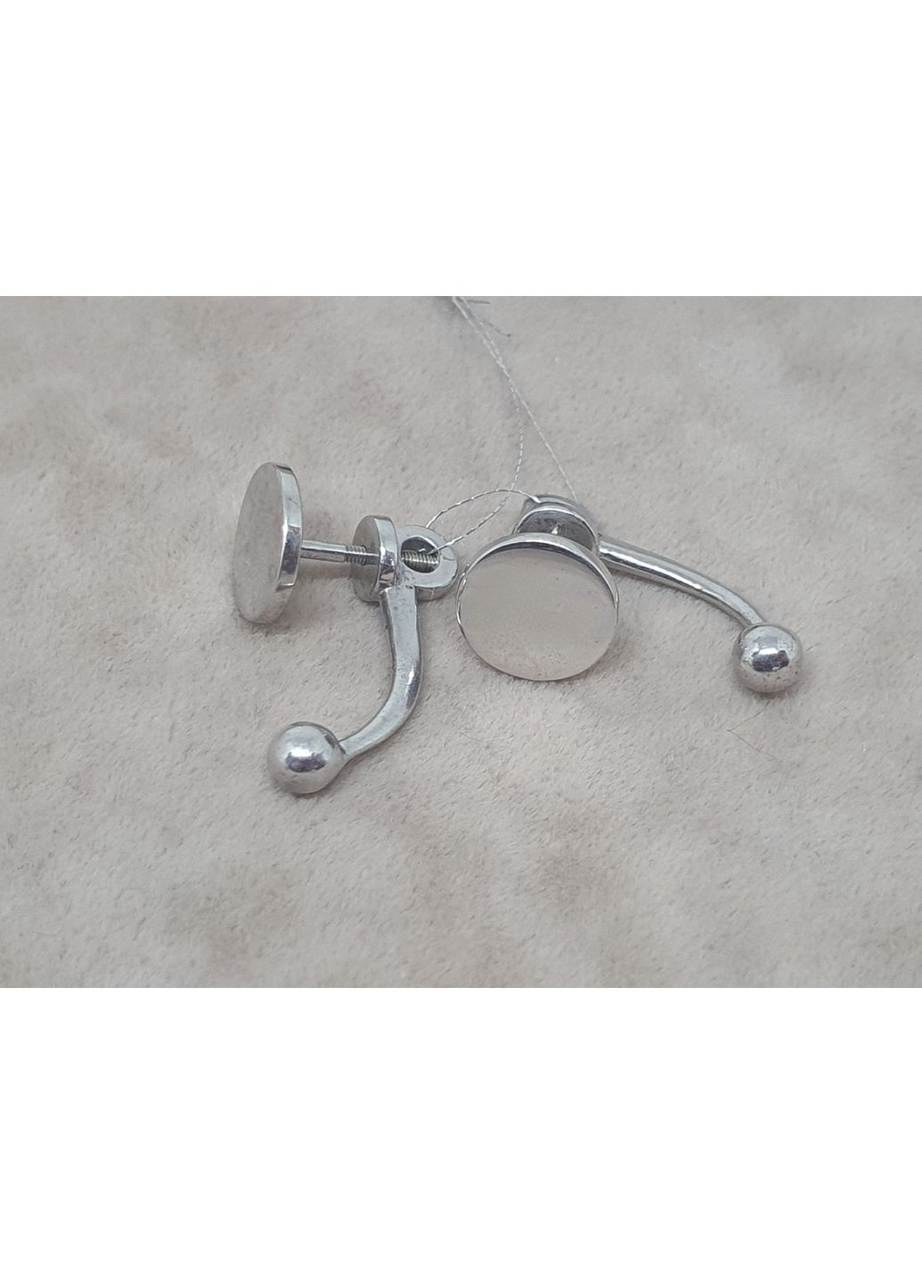 Срібні сережки. GS02S022 Golden Silver (370160404)