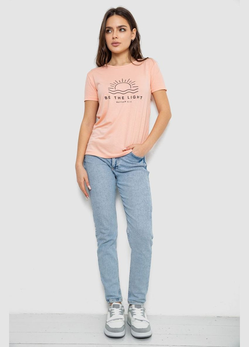 Футболка женская с принтом Ager 244R601 - (319359623)