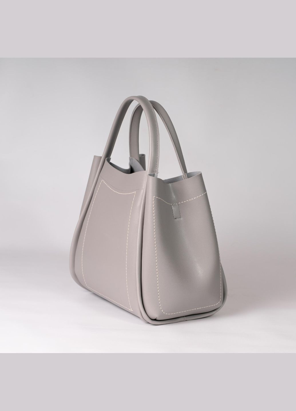 Сумка женская Шопер функциональная серая из экокожи NIUNIU (333594189)