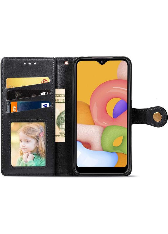 Шкіряний чохол-книжка Gallant (PU) для Xiaomi Redmi A1+ / Poco C50 / A2+ Black Getman (351362342)