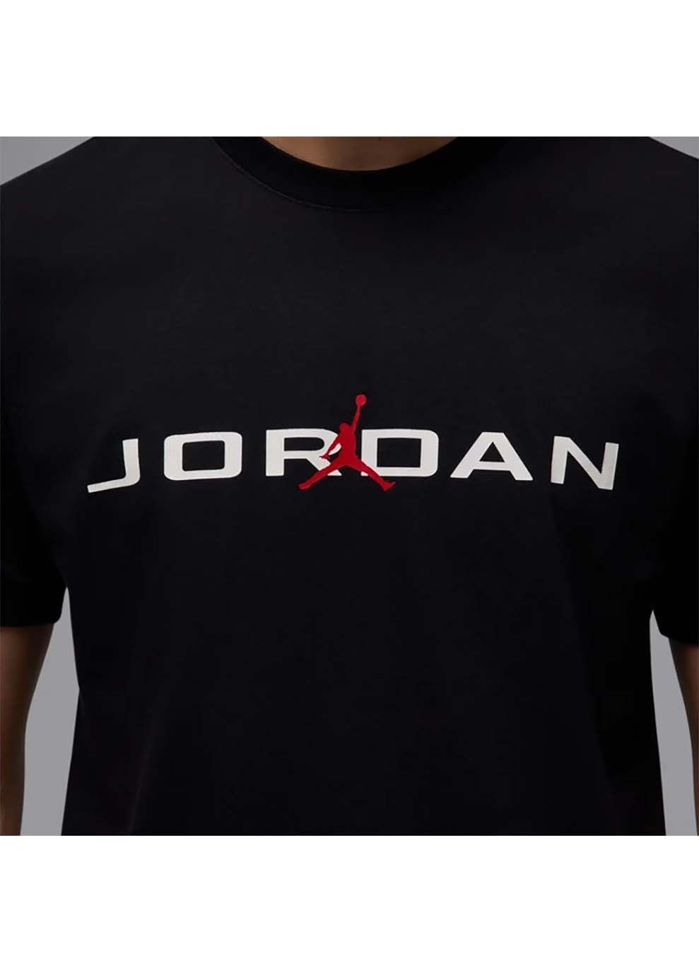 Чорна чоловіча футболка jordanjd air ss crew чорний Jordan