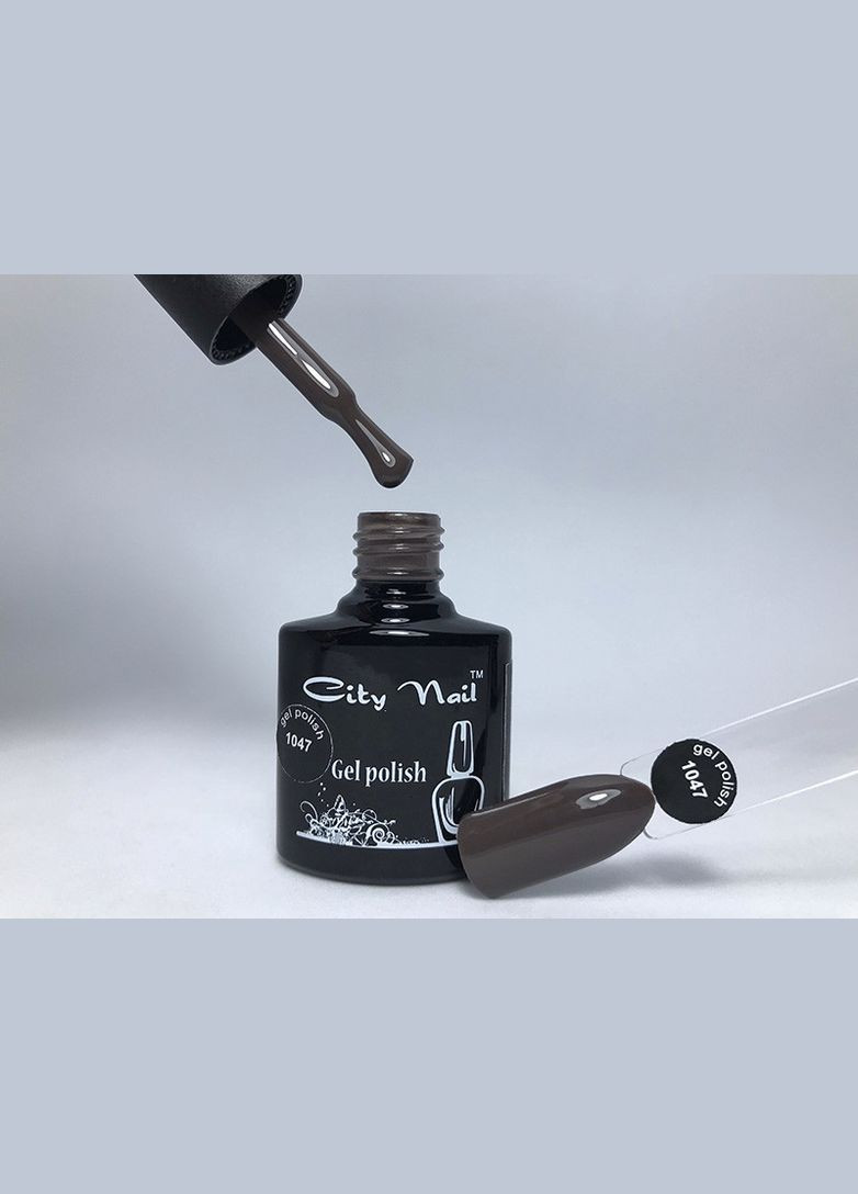 Гель-лак CityNail 1047 шоколадный - Коричневые гель-лаки Шоколадный цвет гель-лака - Гель лак премиум класс 10 City Nail (342376036)