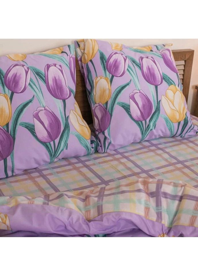 Постільна білизна сімейна Ранфорс 22177-S 210х143х2 см Viluta (336327887)