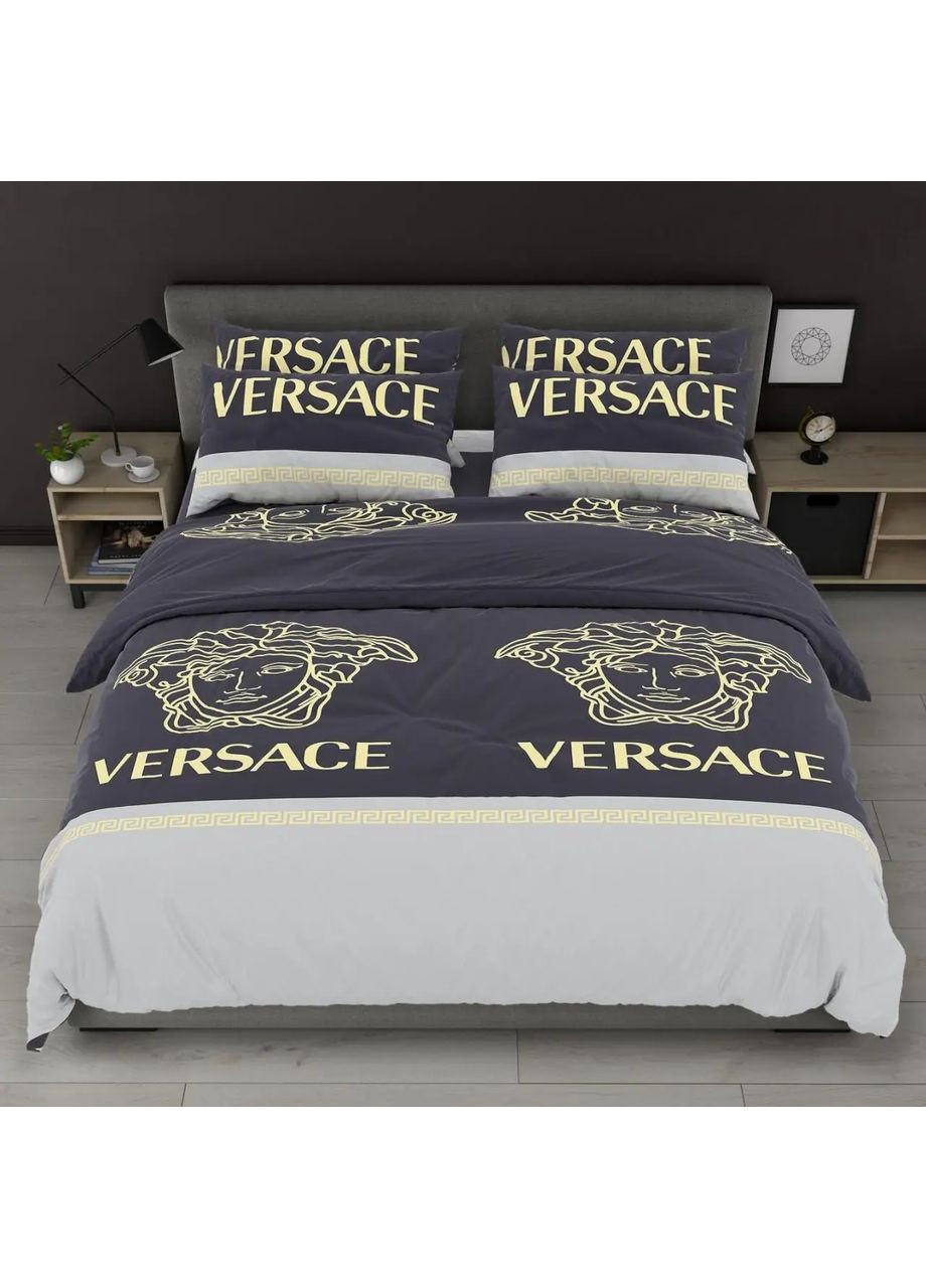 Комплект постельного белья Бязь Голд "Версаче" Семейный 150х220 см No Brand (349735288)