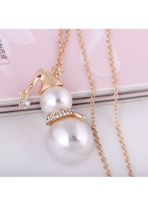 Зимняя подвеска, кулон на шею "Снеговик" новогоднее украшение для девочек Snowman China (366874699)