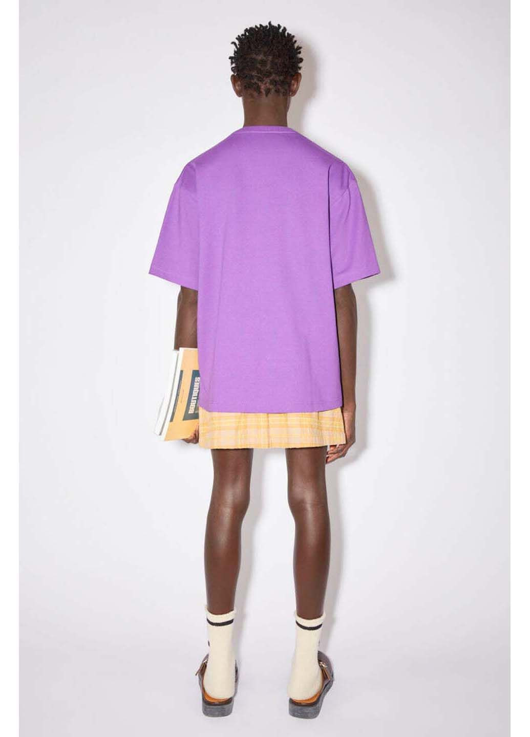 Фиолетовая футболка Acne Studios