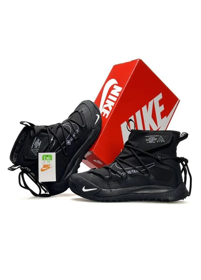 Черные зимние кроссовки black (размер ) No Brand ACG Air Terra Antarktik Fur