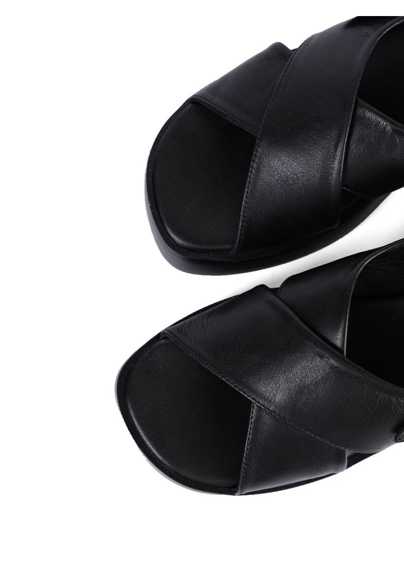 Жіночі Босоніжки 418 25536-50 Чорний Шкіра Attizzare (368527921)