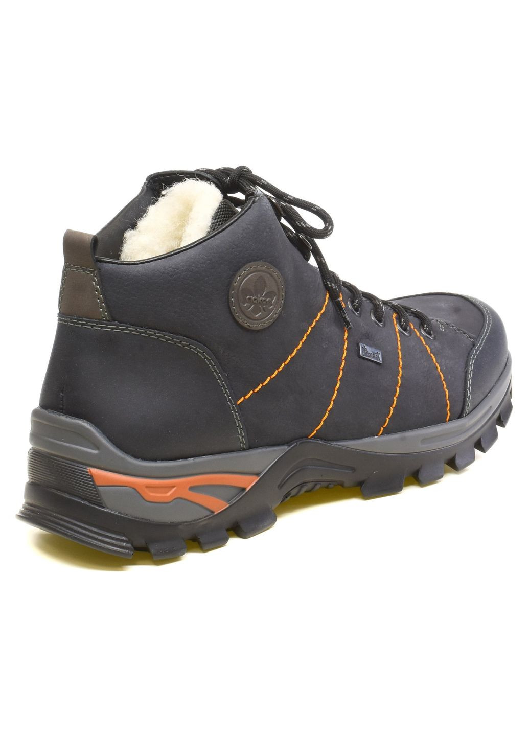 Темно-синие зимние зимние повседневные ботинки Rieker