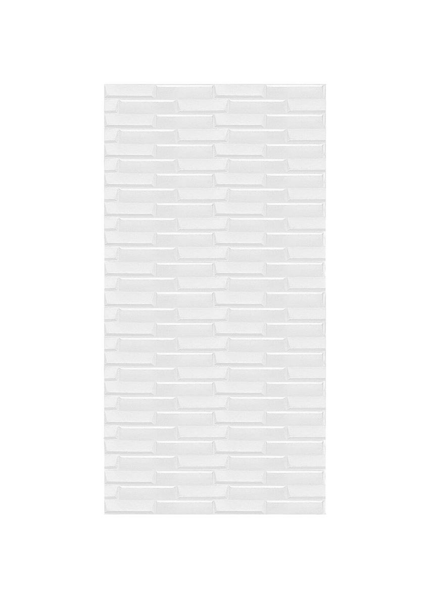 Самоклеющаяся 3D панель белая кладка 3080х700х5мм Sticker Wall (298284792)