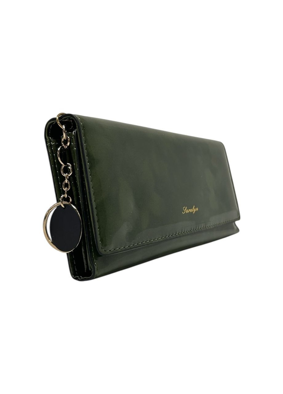 Жіночий гаманець з еко-шкіри C-3032 зелений 19 x 9 x 2.5 Saralyn (369157603)