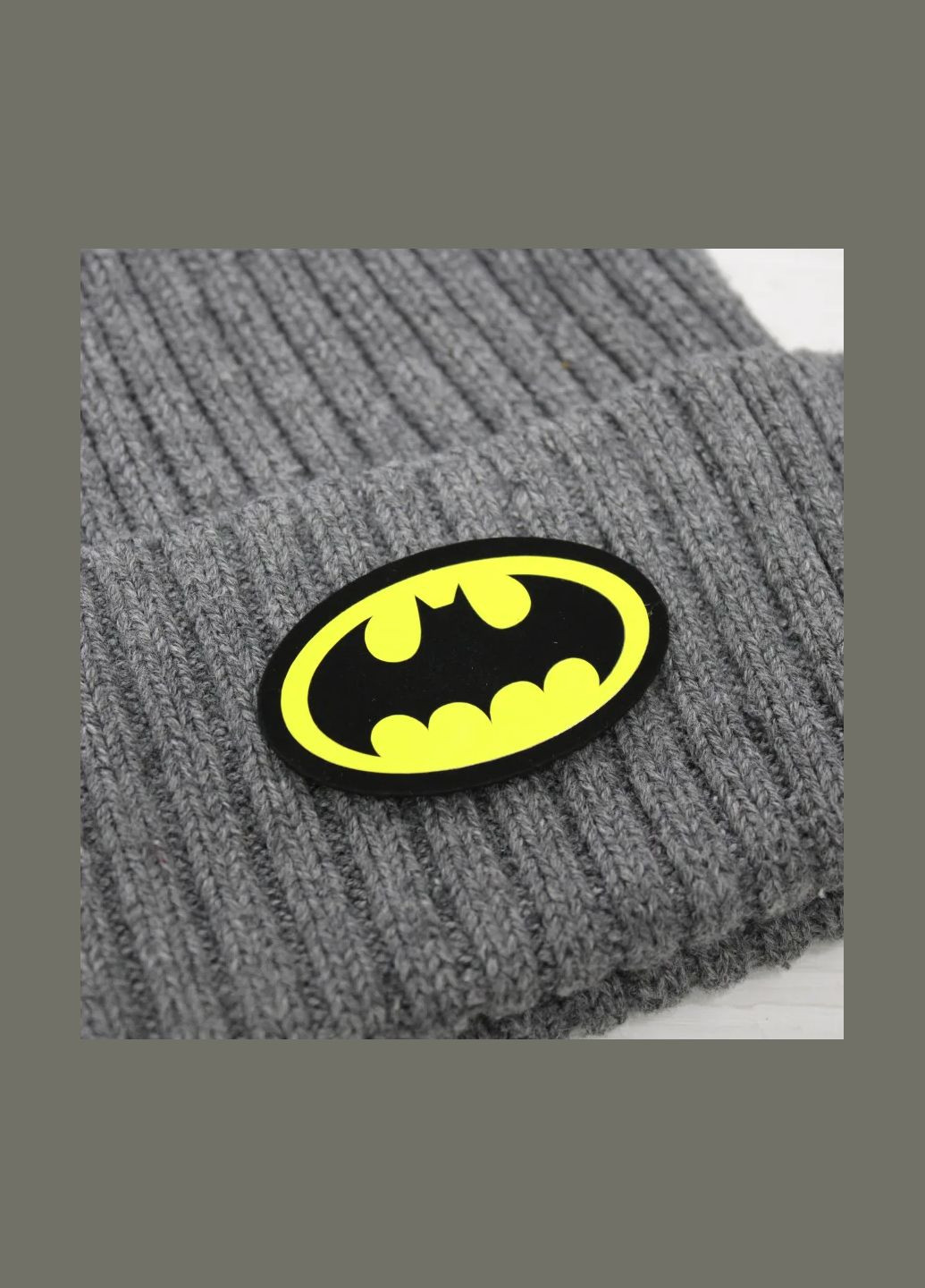 Нашивка "Batman" жовтого кольору (7676) No Brand (335812129)