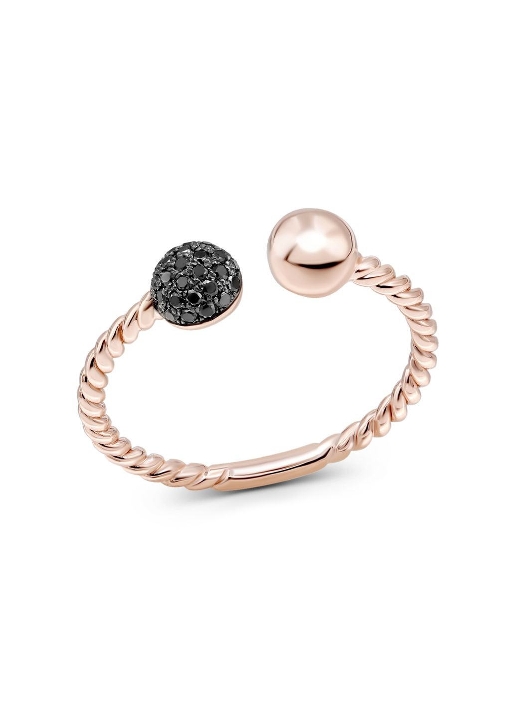 Кольцо с бриллиантами в розовом золоте 1К034-1740 Zarina (278388332)