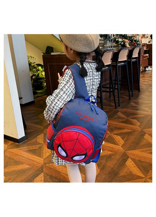 Рюкзак маленький дитячий 10604 Spiderman людина павук синій No Brand (367041139)