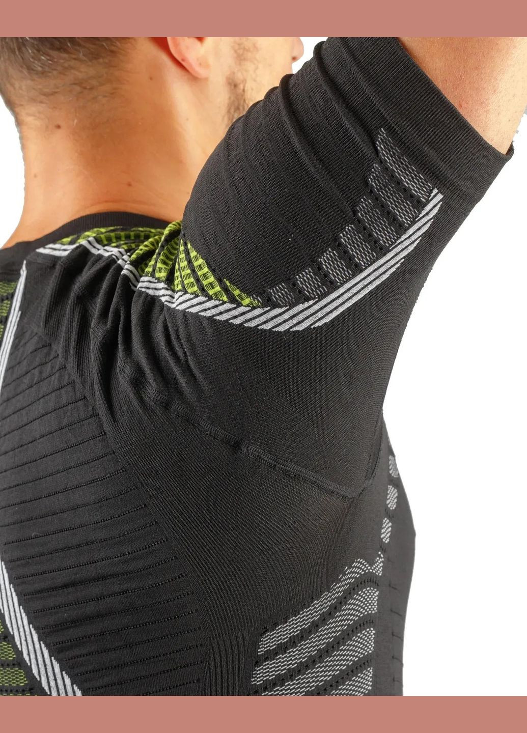 Термофутболка чоловіча HealthPower, Lime/Anthracite, Accapi (334670716)