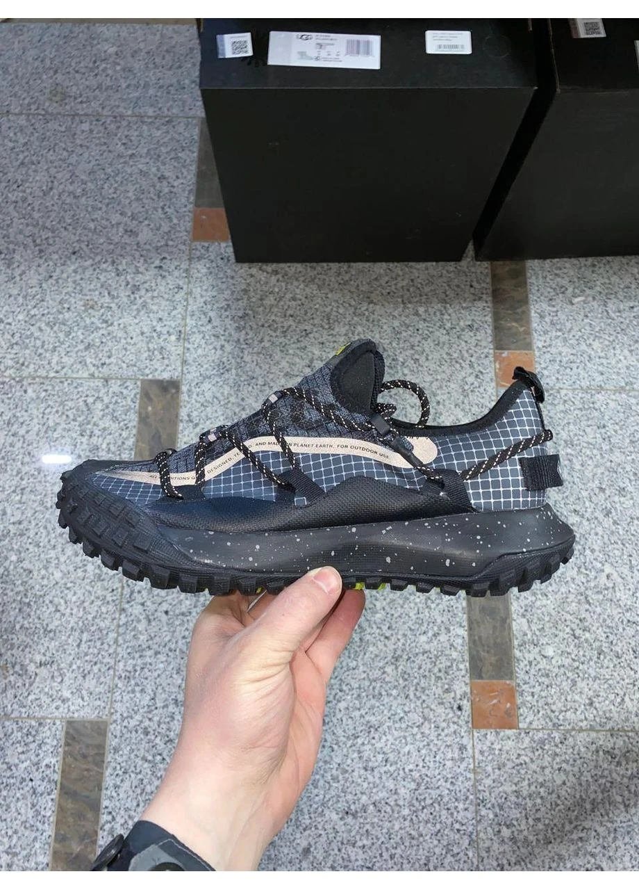 КРОССОВКИ ЖЕНСКИЕ NIKE ACG MOUNTH LOW ALL BLACK НАЙК АСЖ МАУНС ФЛАЙ ЧЕРНЫЕ No Brand чёрные демисезоны (391937150)