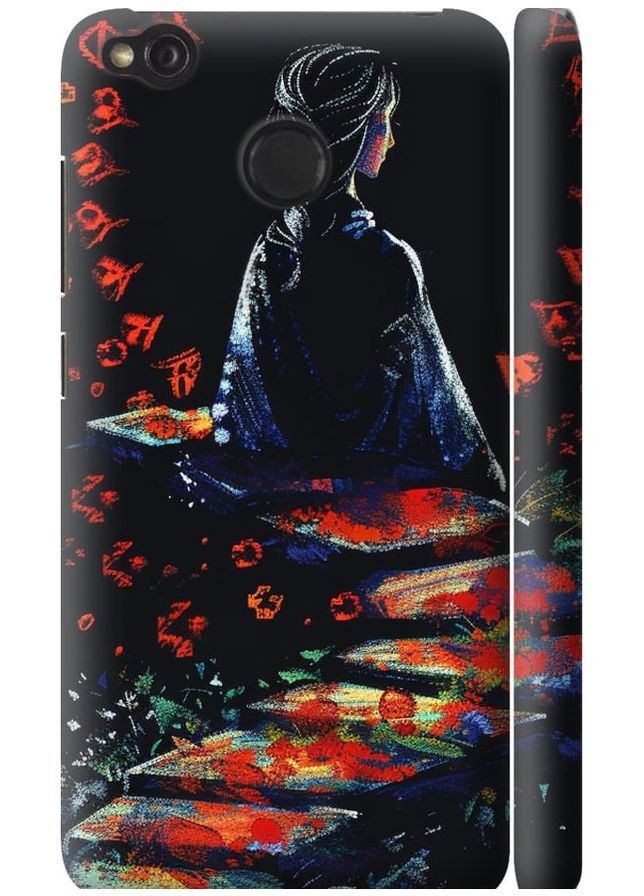 3D пластиковий матовий чохол 'Мрійлива дівчина' для Endorphone Xiaomi Redmi 4X (285108144)