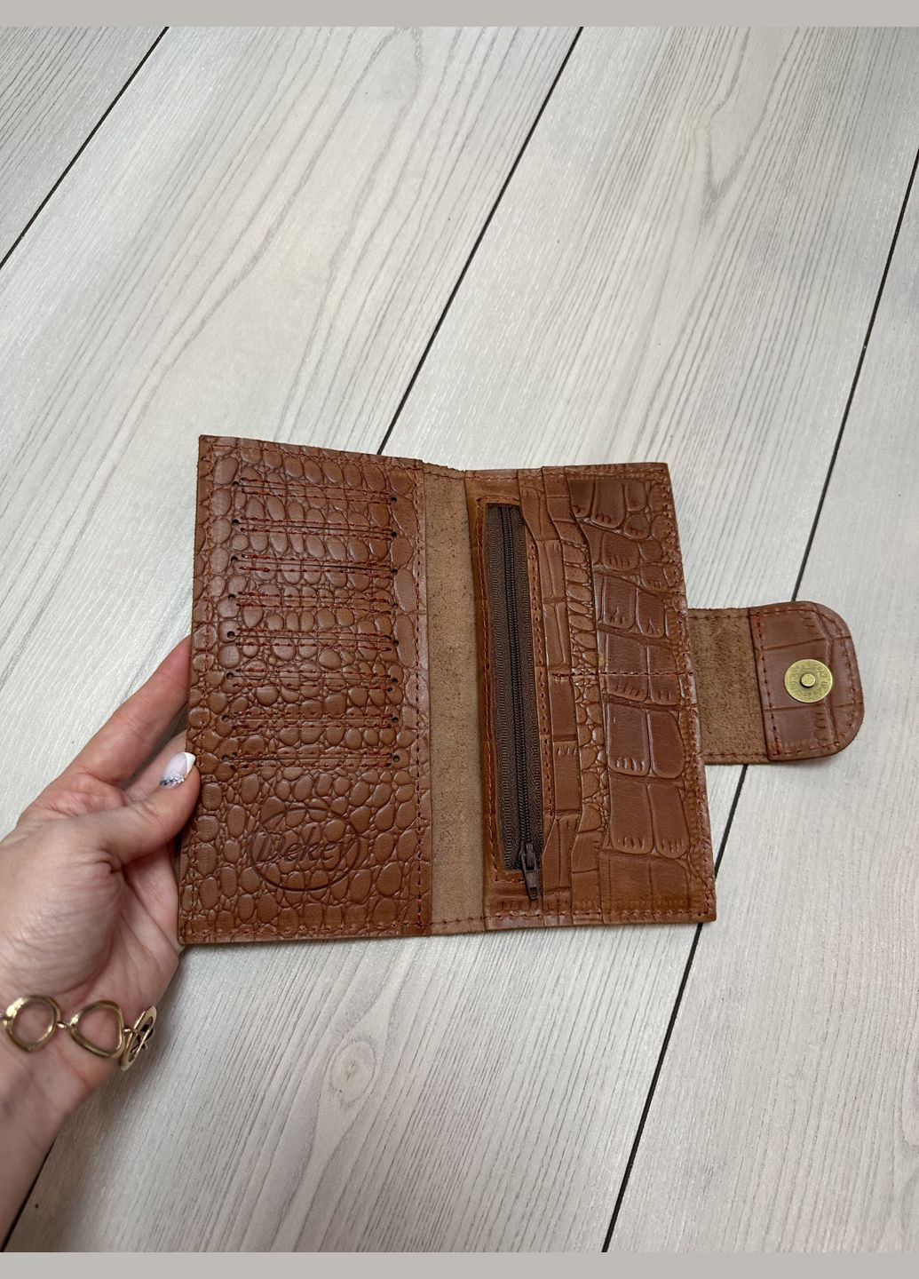 Кожаний Кошелек 13.5 Цвет На Выбор Крейзи Хорс Dekey (351898846)