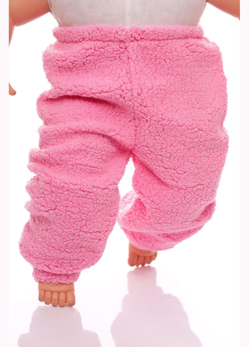 Рожевий зимній костюм з довгим рукавом для дівчинки трава зайчик рожевий 80 см (28769) BABYKROHA