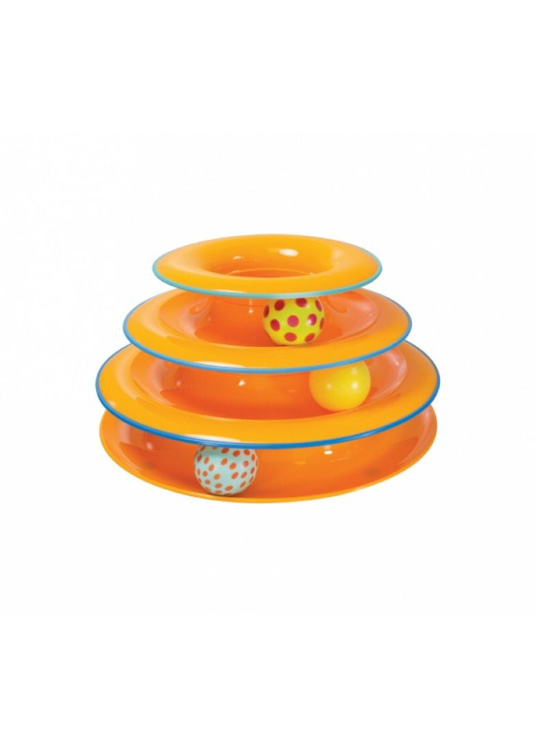 Іграшка для котів "Трек Вежа з м'ячиками" Tower of Tracks - 25х15 см Petstages (327070434)