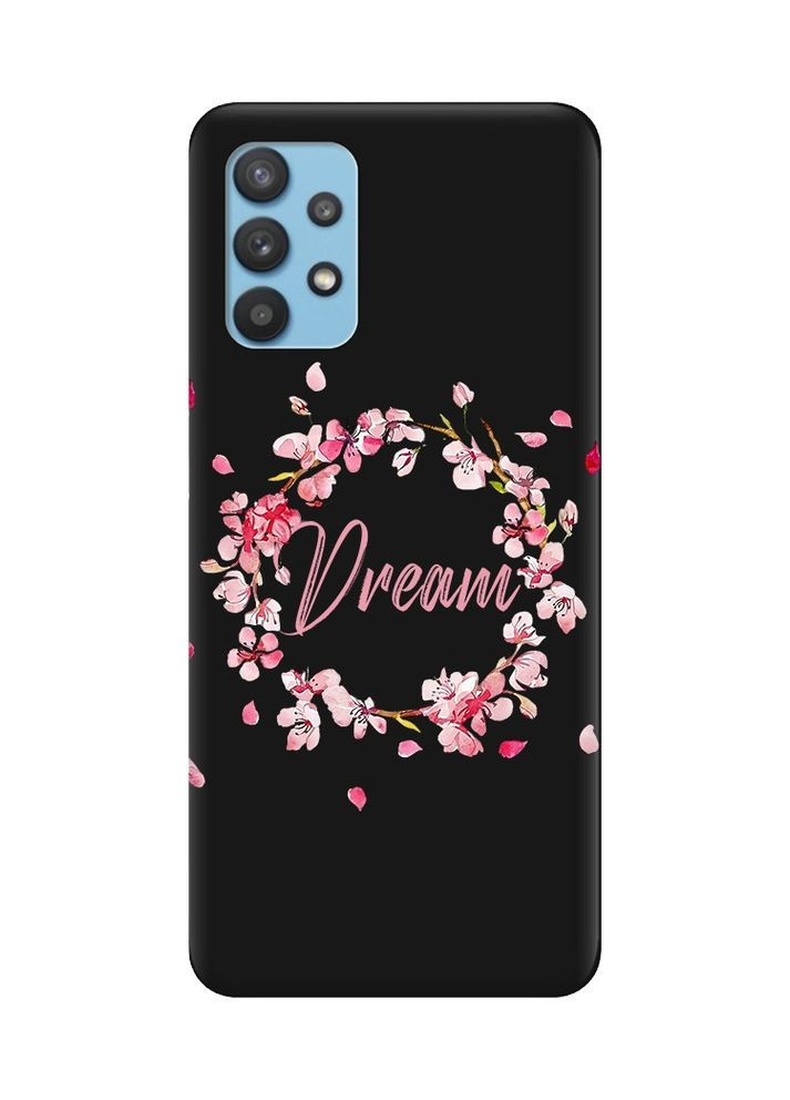 Матовый чехол на Samsung Galaxy A32:: Веночек из сакуры (принт 284) Creative (360694262)