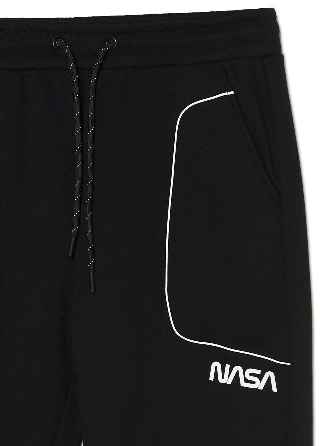 Штани джогери чоловічі NASA від чорні утеплені Cropp (367078096)