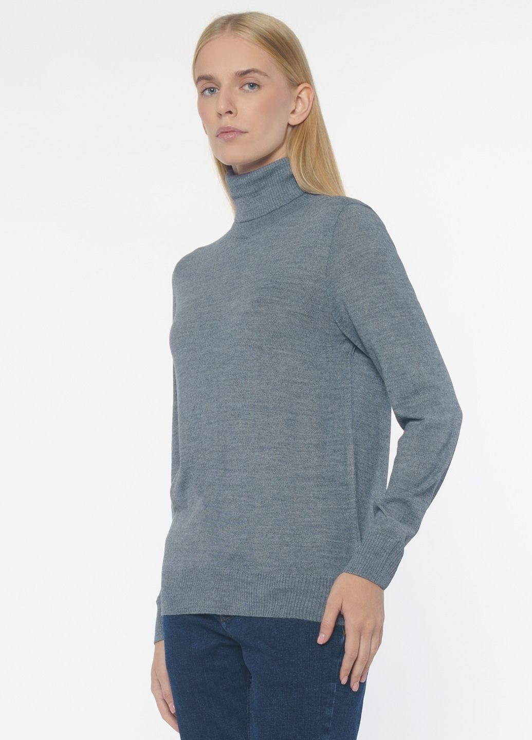 Сірий зимовий светр жіночий сірий Arber Roll-neck WD WTR-147
