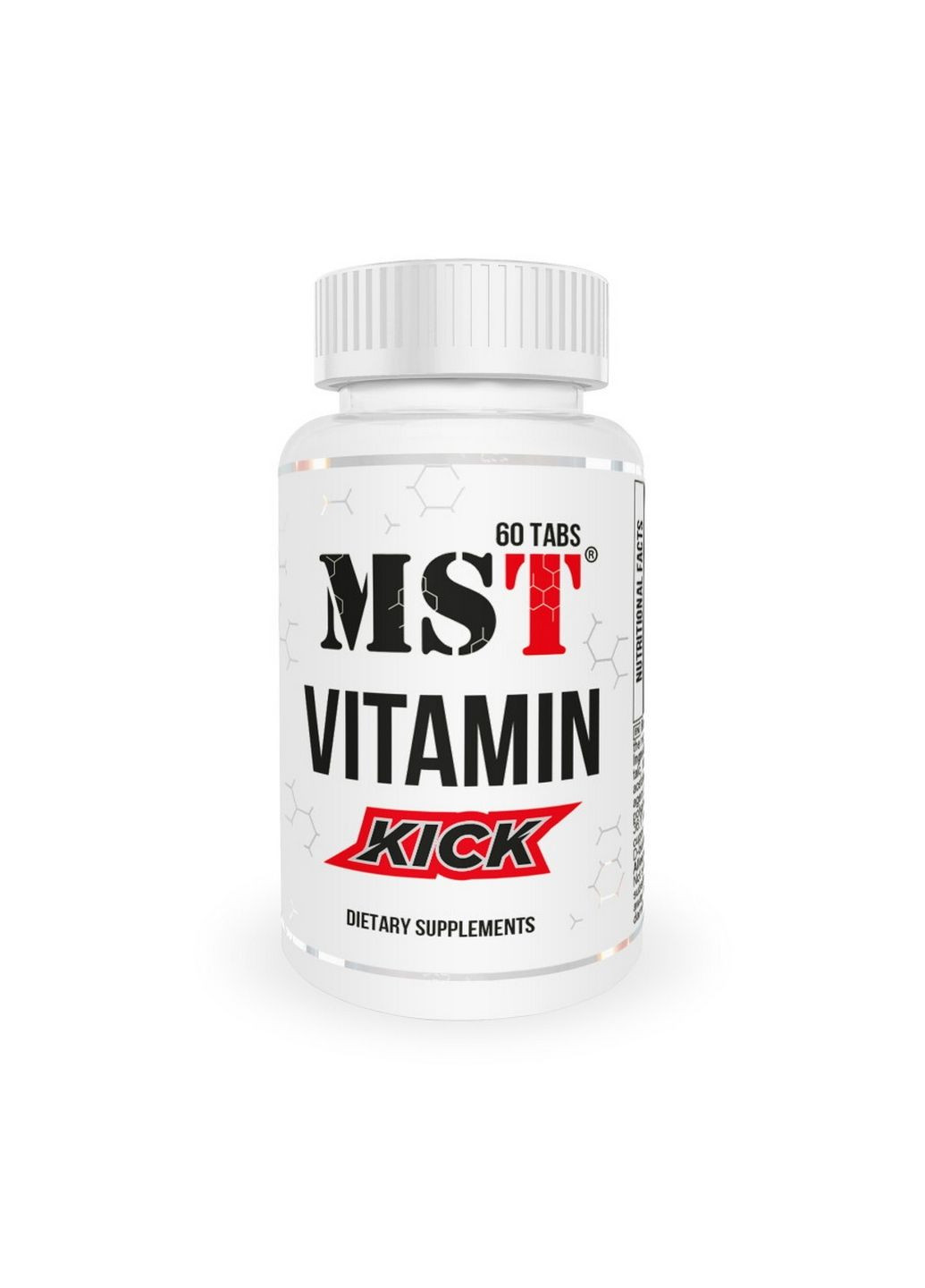 Витамины и минералы Vitamin KICK, 60 таблеток MST (293419677)