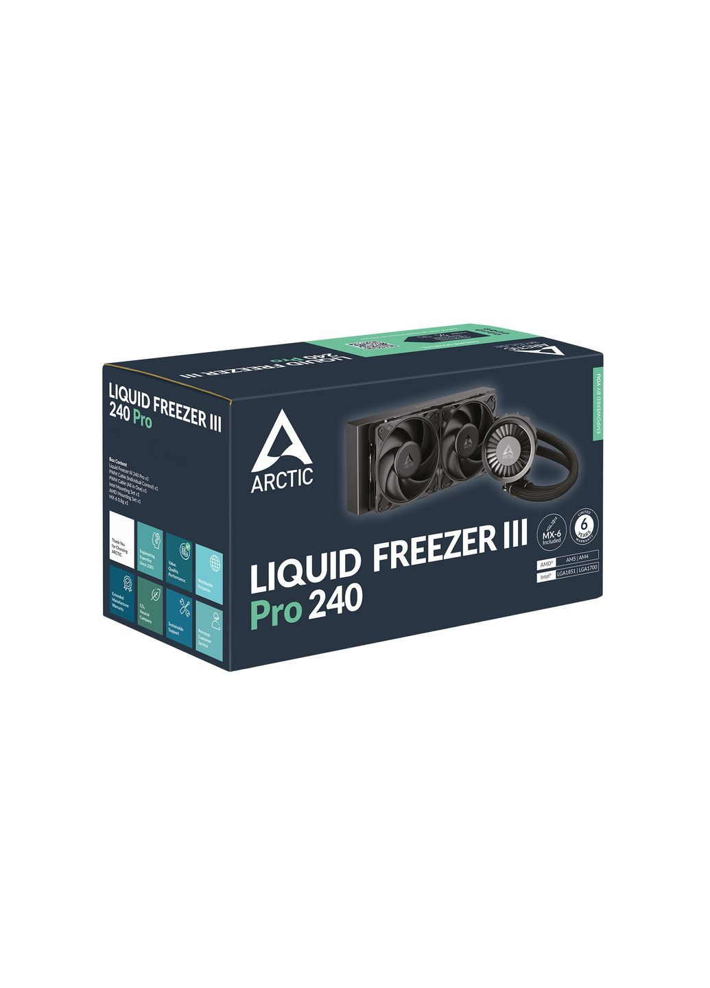 Система водяного охолодження Liquid Freezer III Pro 240 Black (ACFRE00178A) Arctic (351559991)