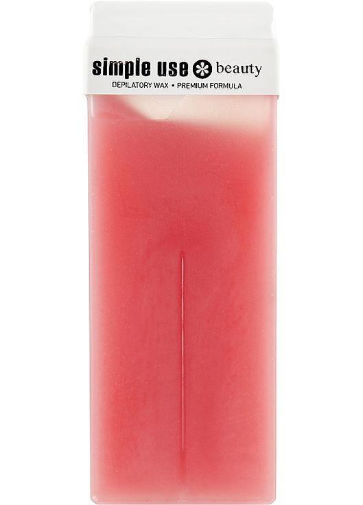Віск для депіляції в картриджі "Полуниця" Depilation Wax 100ml (1004598-45494) Simple Use Beauty (365799061)