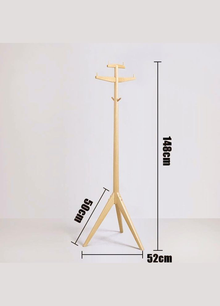 Стійка вішалка для одягу з дерева Крамолин сієна (СВГ-002205) No Brand (328076393)