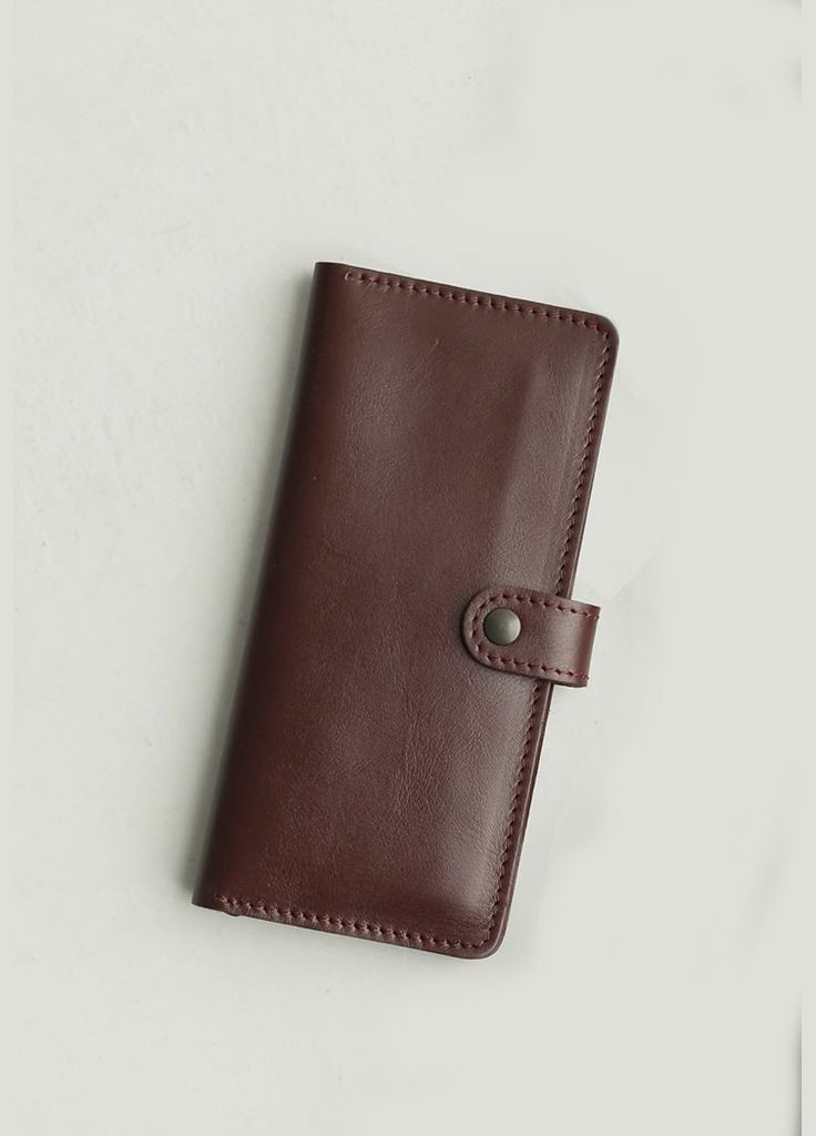 Шкіряне жіноче портмоне 7.0 бордове (A-026480) BlankNote (328444651)