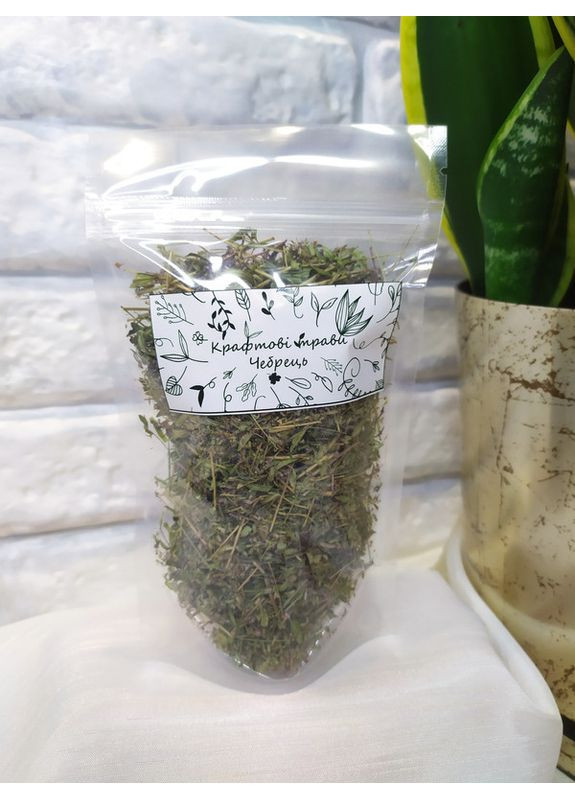 Крафтовый зеленый чай из тимьяна, чебрец, травы для бани, сауны (5743-0031) No Brand (362207227)