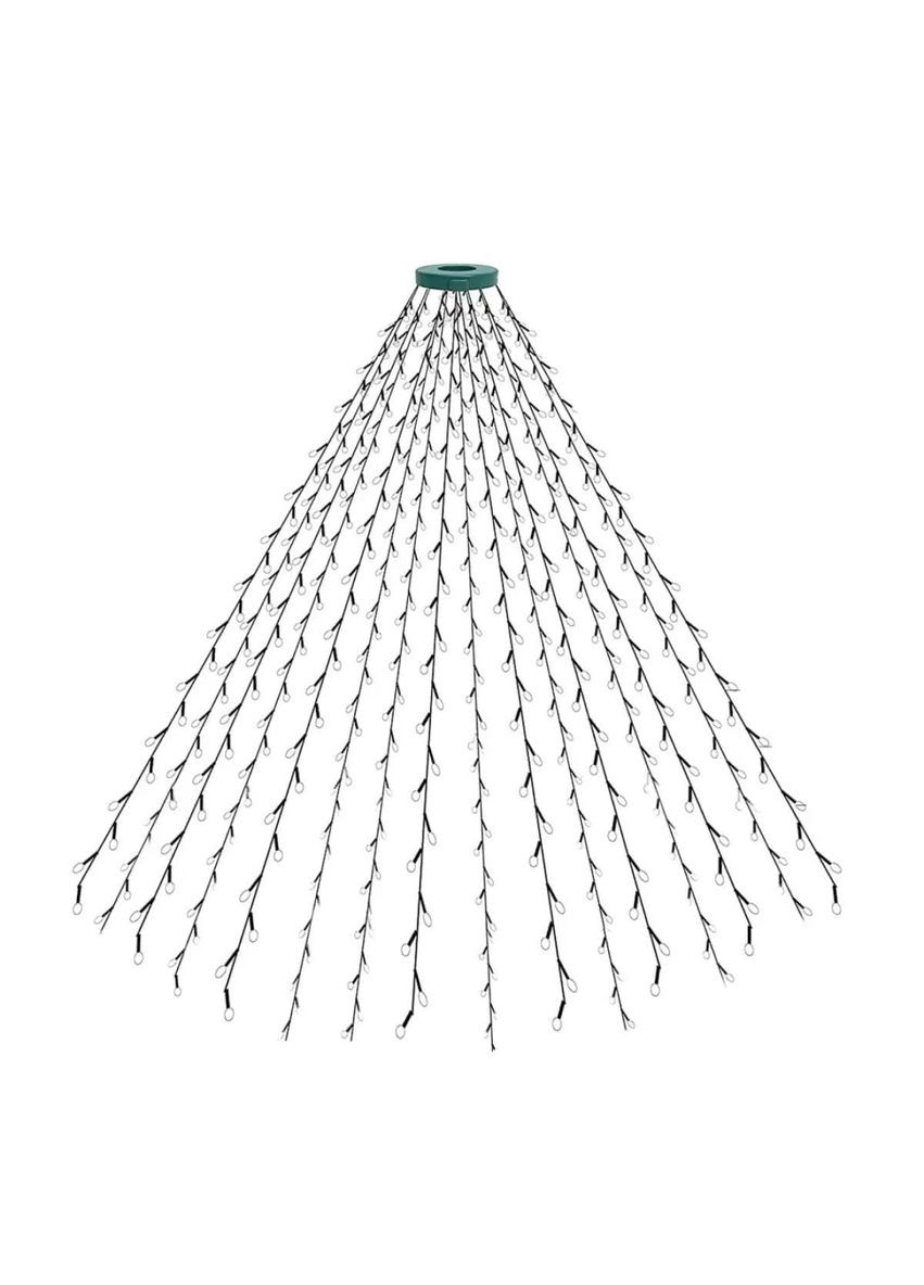 Розумна гірлянда Smart 200 LED довжина 2 м з керуванням зі смартфона прозора, мультиколор 1733042W Garlando (370373330)