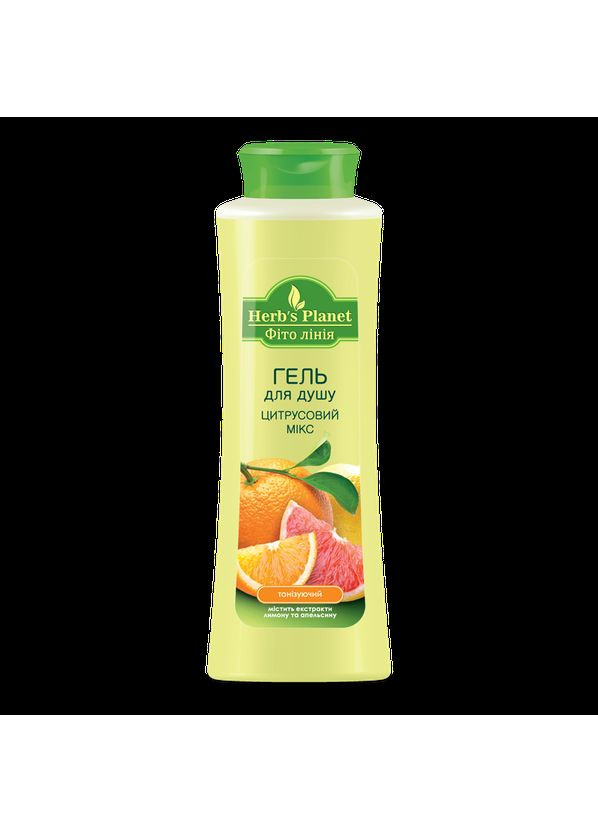 Гель для душа "Цитрусовый микс" Herb`s Planet, 510 мл. Леда (300859683)