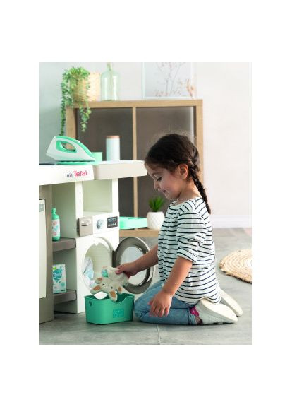 Игровой набор Интерактивный набор 2 в 1 Тефаль Кухня + Прачечная (311050) Smoby Інтерактивний набір 2 в 1 Тефаль Кухня + Пральня (366155117)