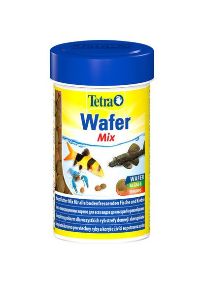 Корм Wafer Mix для аквариумных донных рыб, 48 г (таблетки) Tetra (322874871)