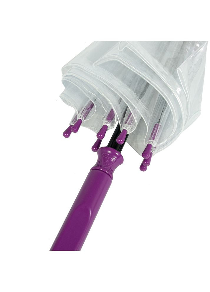 Прозрачный зонт большой с цветочками для женщин l042 birdcage-2 hippie scatter (разноцветные незабудки) Fulton (334014757)