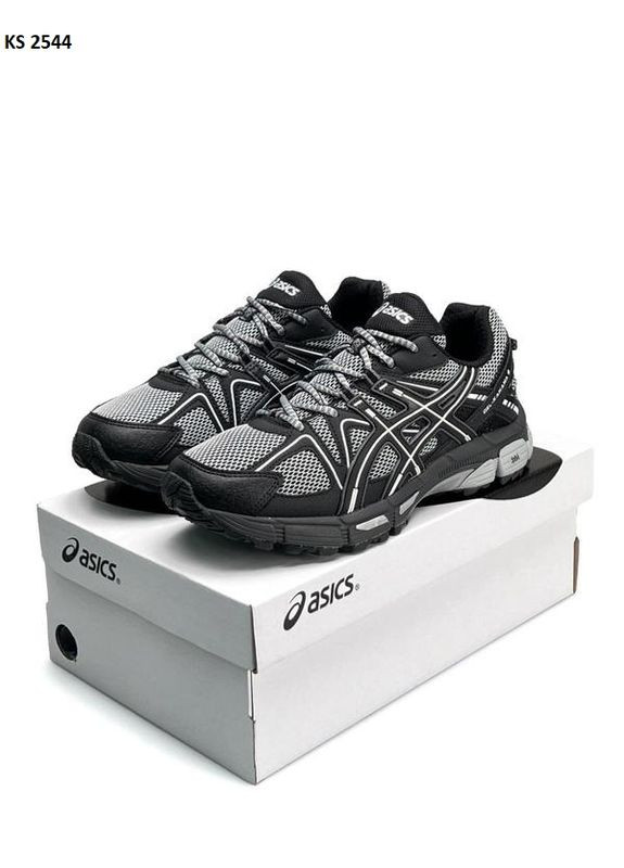 КРОССОВКИ ЖЕНСКИЕ ASICS GEL-KAHANA 8 BLACK / GRAY АСИКС ГЕЛЬ КАХАНО No Brand чёрные демисезоны (368886108)
