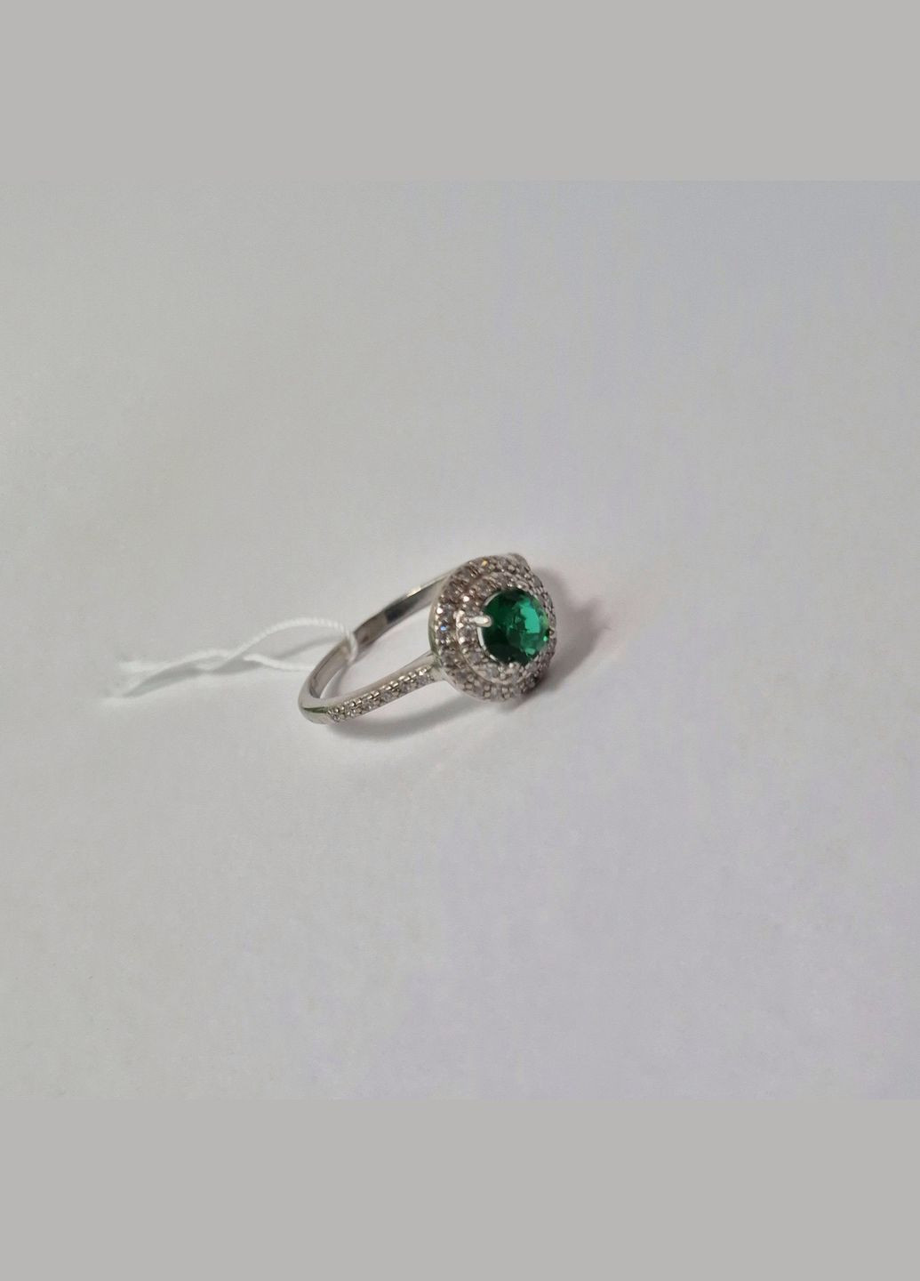 Срібна каблучка із Зеленим Каменем.0 розмір срібло 925 проби Родоване 81053з 2.13г No Brand (316649609)