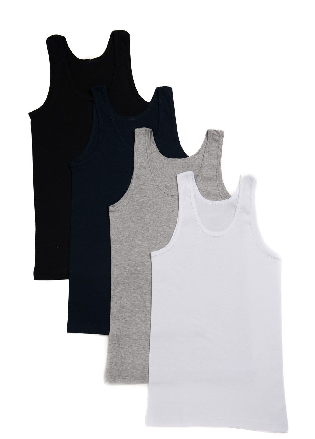 Сет мужских маек (4шт) S Разные цвета (2111039898914) Наталюкс 21-1103 (303933235)