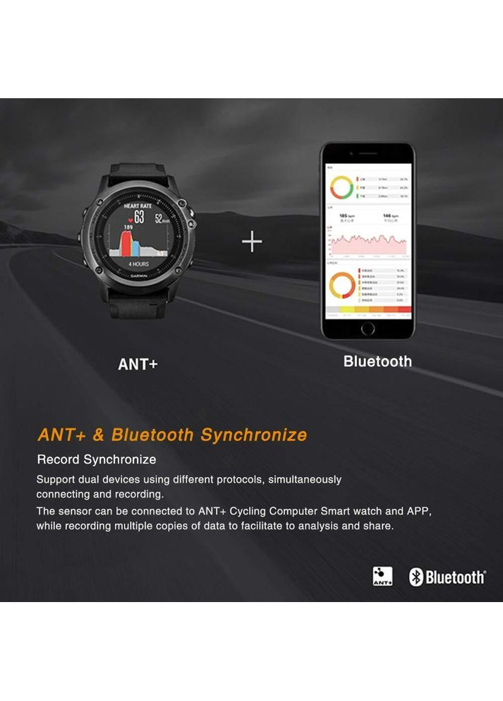 Датчик S3+ (ANT+/Bluetooth) обертання педалей та швидкості для Zwift, Garmin, бездротовий Magene (372845491)