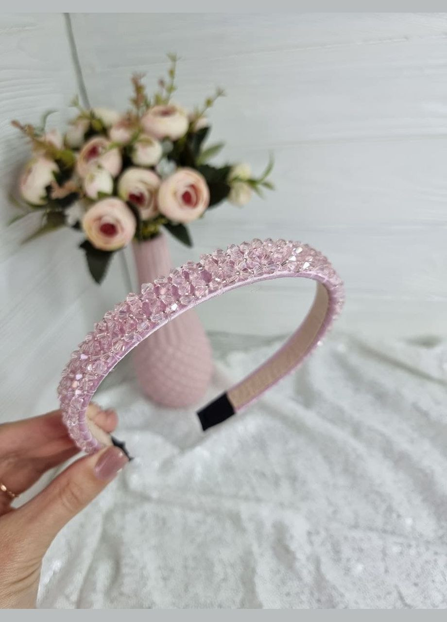 Блестящий бисерный обруч для волос Hand Made (330619058)
