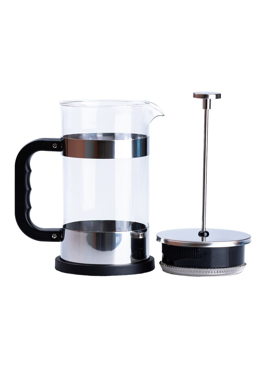 Заварник для чаю з френч пресом скляний 1л HP33541 (A-032522) TS Kitchen (348432349)