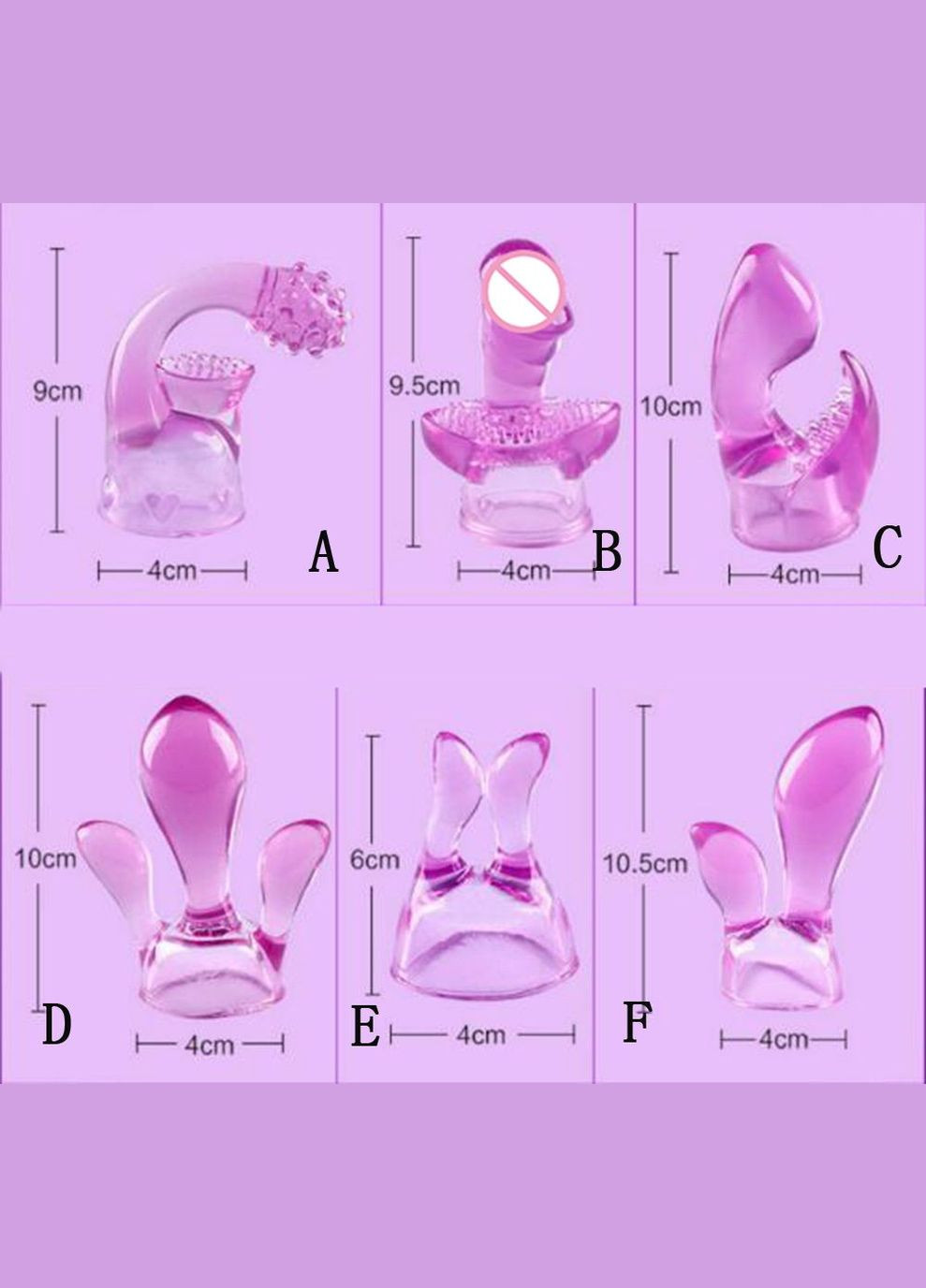 Насадка для вібромасажера G SPOT HEADGEAR - 3 (40 x 82 мм) Leten (335395131)
