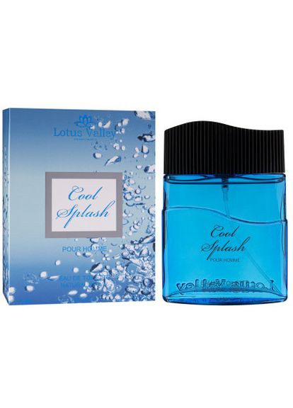 Чоловіча туалетна вода Cool Splash 100 мл Lotus Valley (361894448)