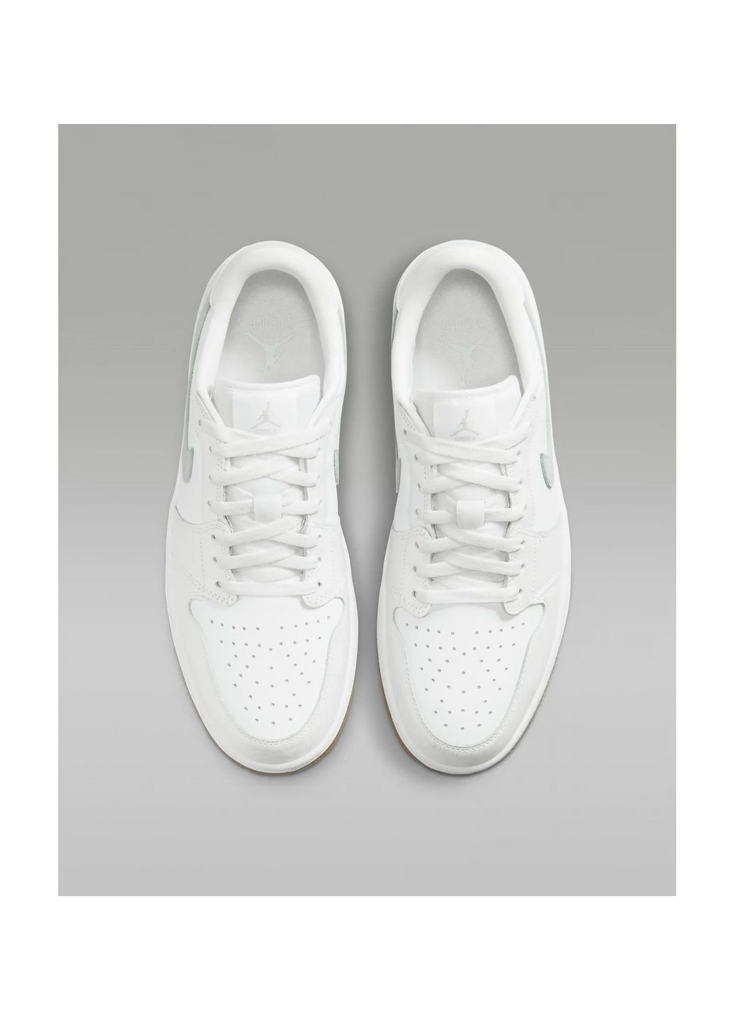 Белые всесезонные кроссовки унисекс air 1 low g white Air Jordan